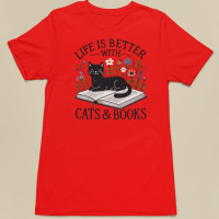 Life Is Better With Cats And Books-UME1-5