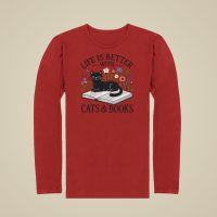 Life Is Better With Cats And Books-UME1-4