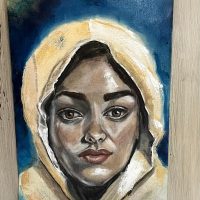 Painting inspired by Psalm 27:4