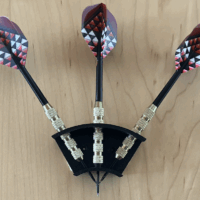 Dart wall mounted stand-3 darts