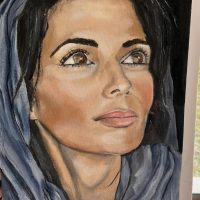 Painting inspired by Isaiah 50:10